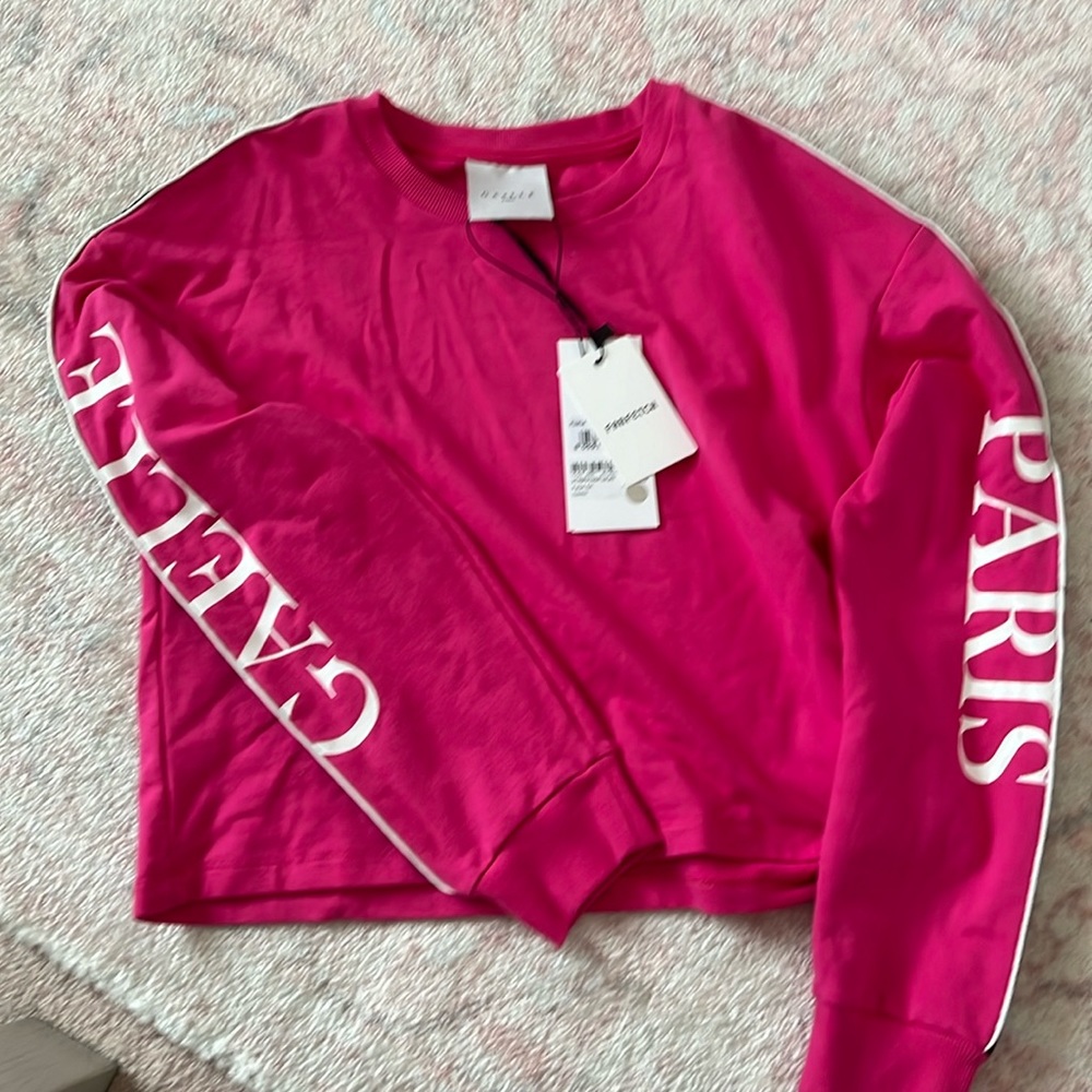 Gaelle Paris girls pink sweatshirt